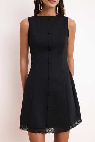 Robe trapèze - Noir