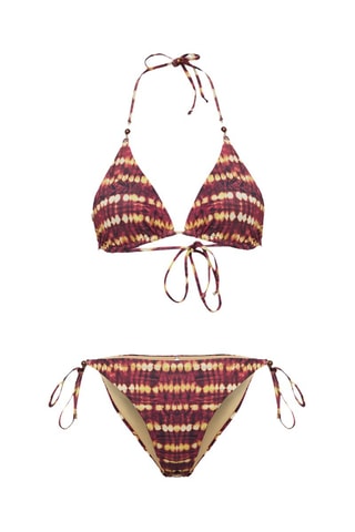 Maillot 2 pièces - Marron