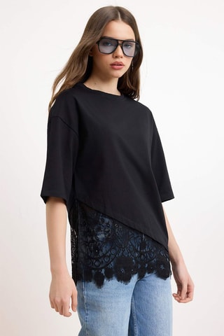 T-shirt regular - Noir