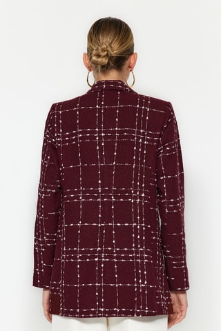 Veste oversize - Rouge et blanc