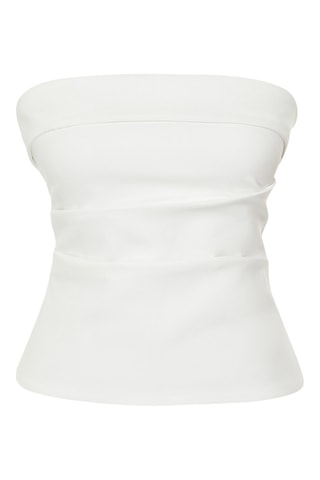 Top bustier - Blanc