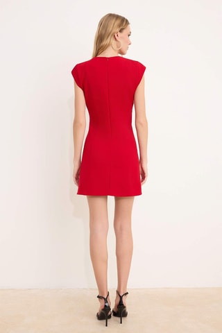 Robe droite - Rouge