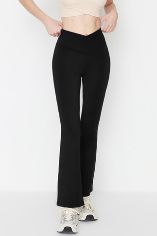 Pantalon taille haute - Noir