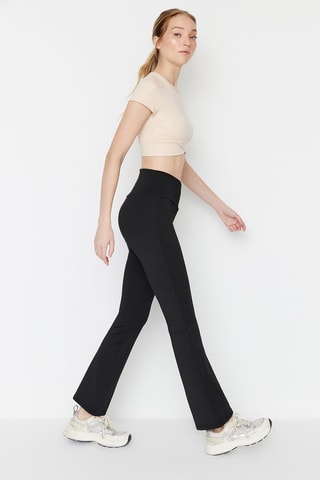 Pantalon taille haute - Noir