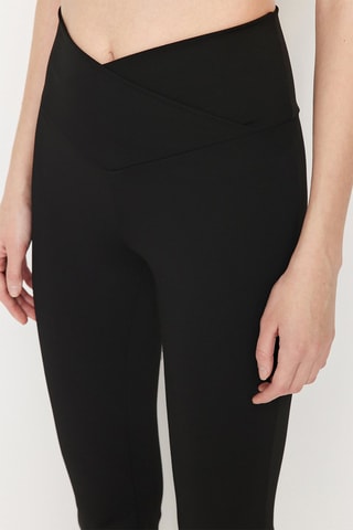 Pantalon taille haute - Noir