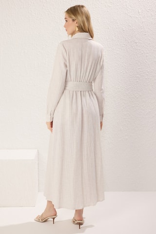 Robe chemise - Beige