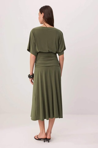 Robe midi - Kaki