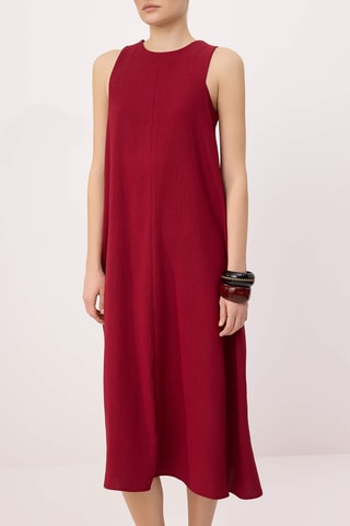 Robe midi - Bordeaux