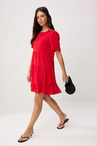 Robe trapèze - Rouge