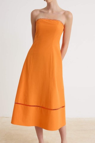 Robe bustier - Orange
