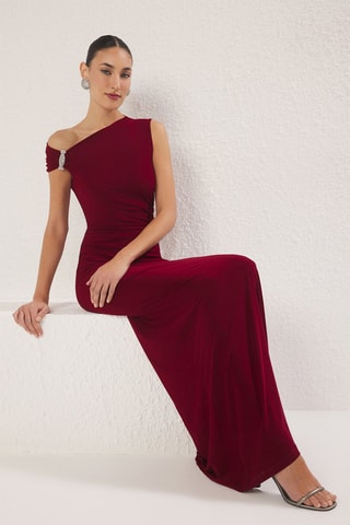Robe longue - Bordeaux