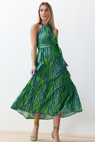 Robe longue - Bleu