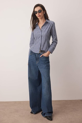 Chemise - Bleu et blanc