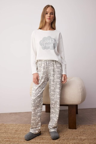 Pyjama - Blanc et gris