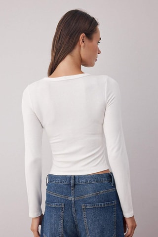 Gilet court - Blanc