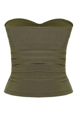 Top bustier - Vert