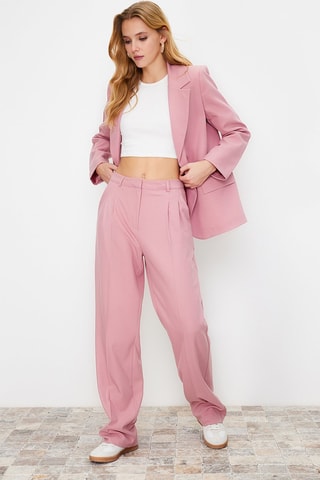 Pantalon droit - Rose