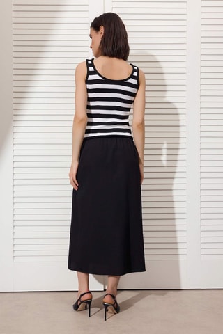 Robe midi - Noir
