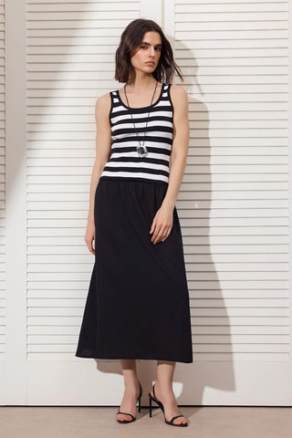 Robe midi - Noir