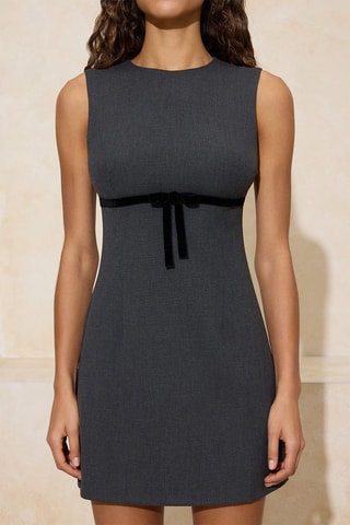 Robe fourreau - Gris