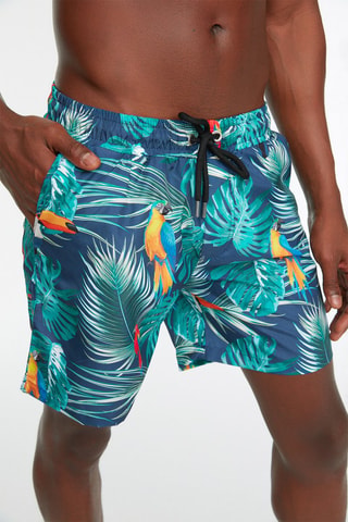 Short de bain Bleu - Bleu