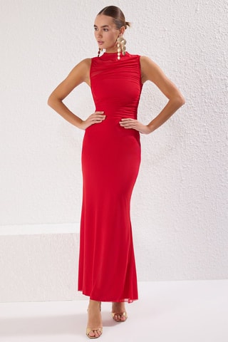 Robe longue - Rouge