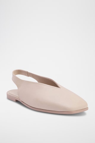 Ballerines en cuir - Beige