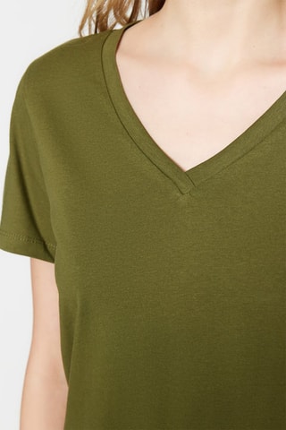 2 T-shirts - Beige et vert