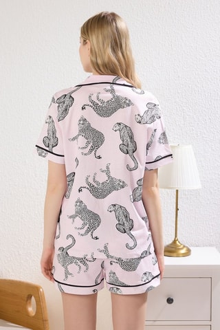 Pyjama - Noir et rose