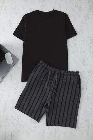 Pyjama - Noir et gris