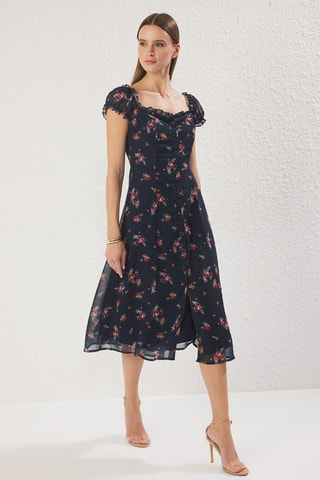 Robe patineuse - Bleu