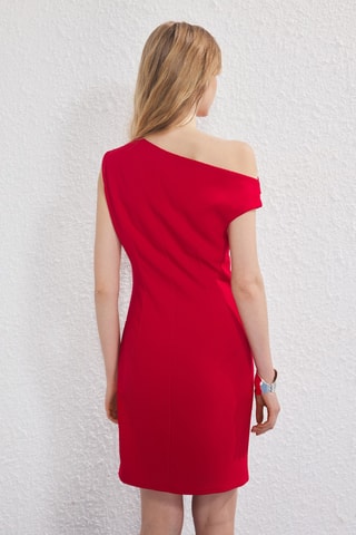 Robe droite - Rouge