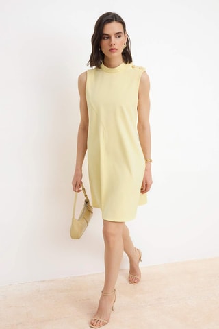 Robe trapèze - Jaune