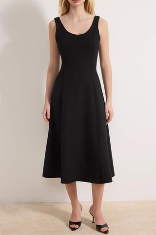 Robe midi - Noir