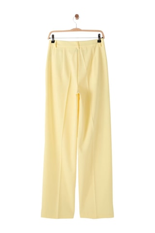 Pantalon droit - Jaune