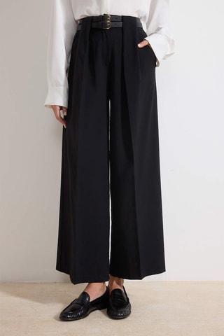 Pantalon wide legs - Noir