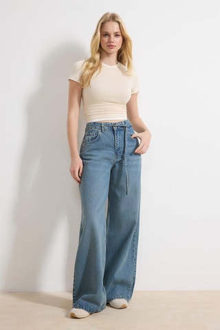 Jean wide legs - Bleu