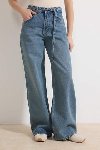 Jean wide legs - Bleu