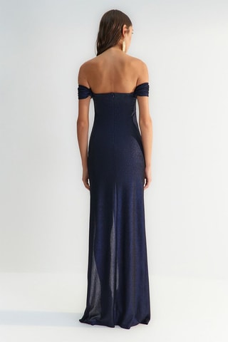 Robe longue - Bleu