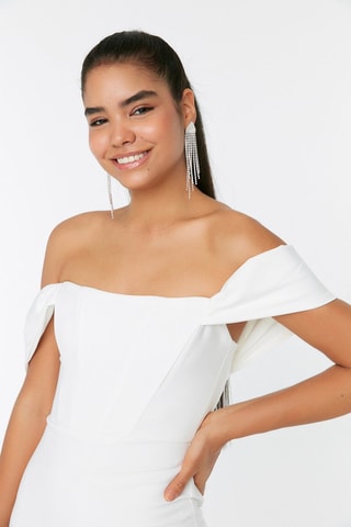 Robe Ecru - Blanc