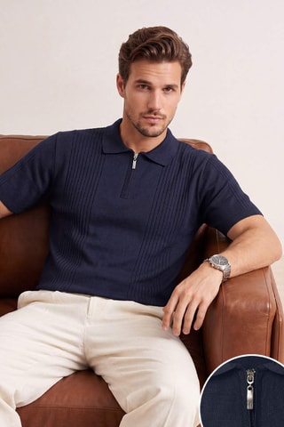 Polo - Bleu marine