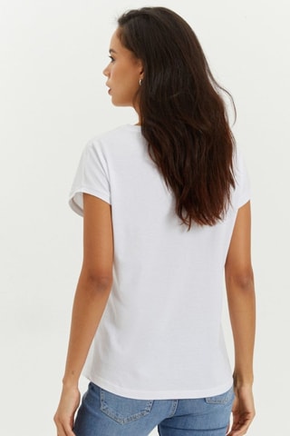 Top - Rouge et blanc