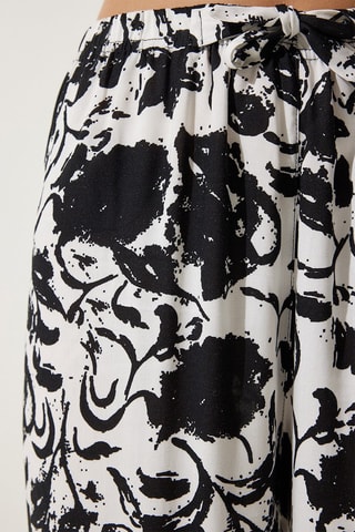 Pantaloni palazzo - Bianco e nero