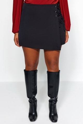 Gonna shorts a vita alta