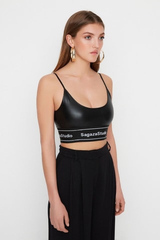 Crop top - Noir