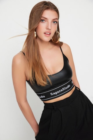 Crop top - Noir