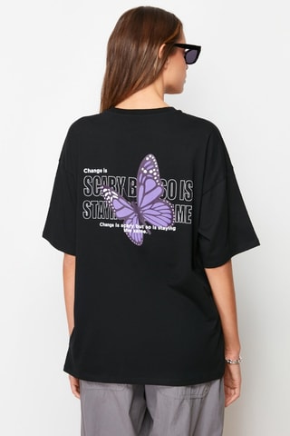 T-shirt oversize - Nero