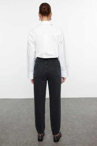 Jeans mom - Nero