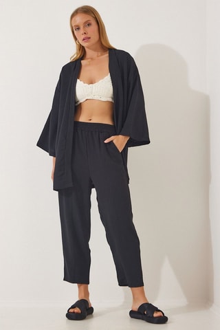Kimono e pantaloni 7/8