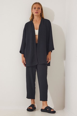 Kimono e pantaloni 7/8
